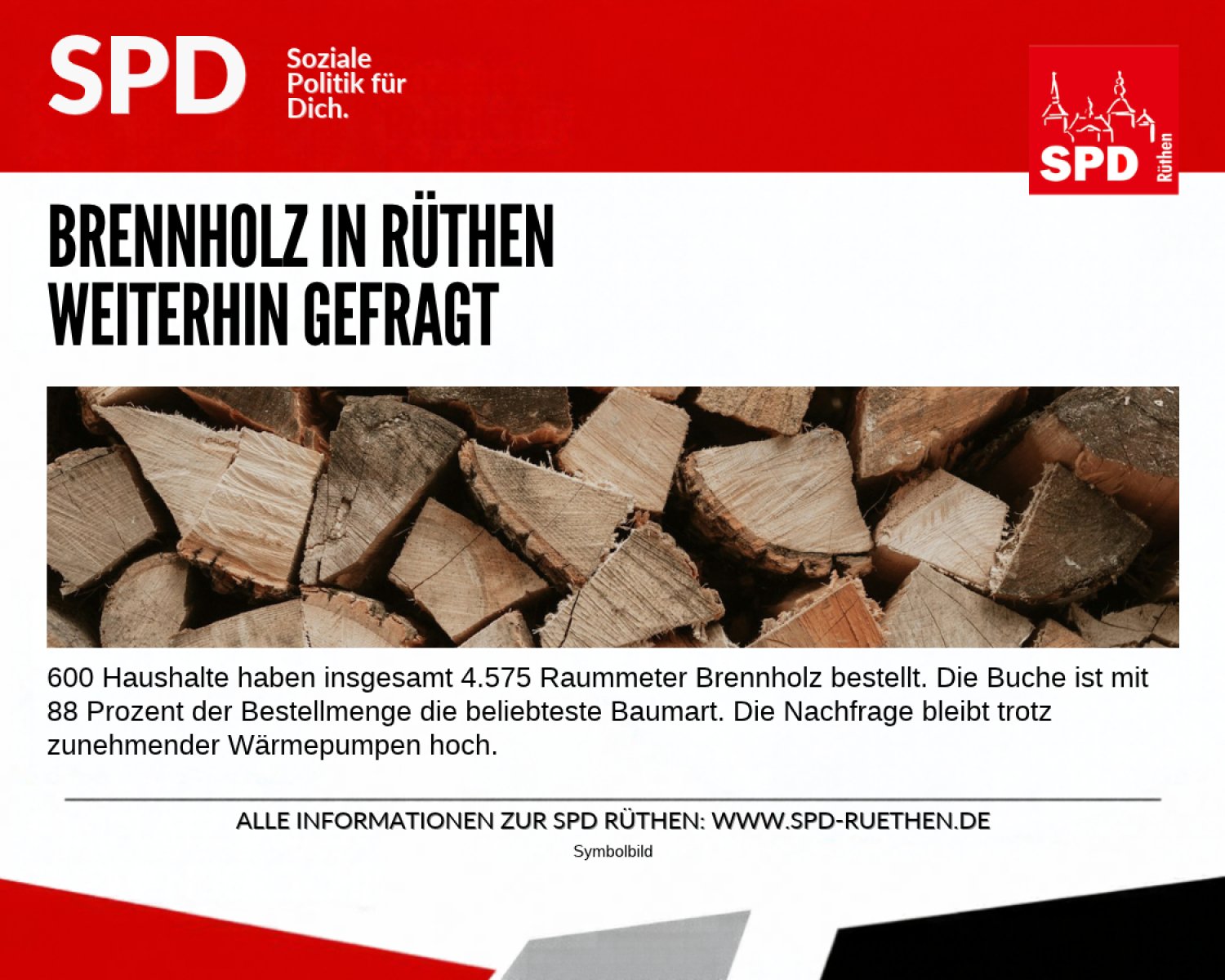 Brennholz weiterhin beliebt!