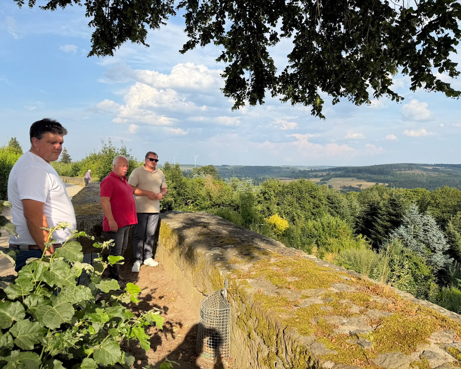 Besichtigung Sanierung Stadtmauer Rüthen