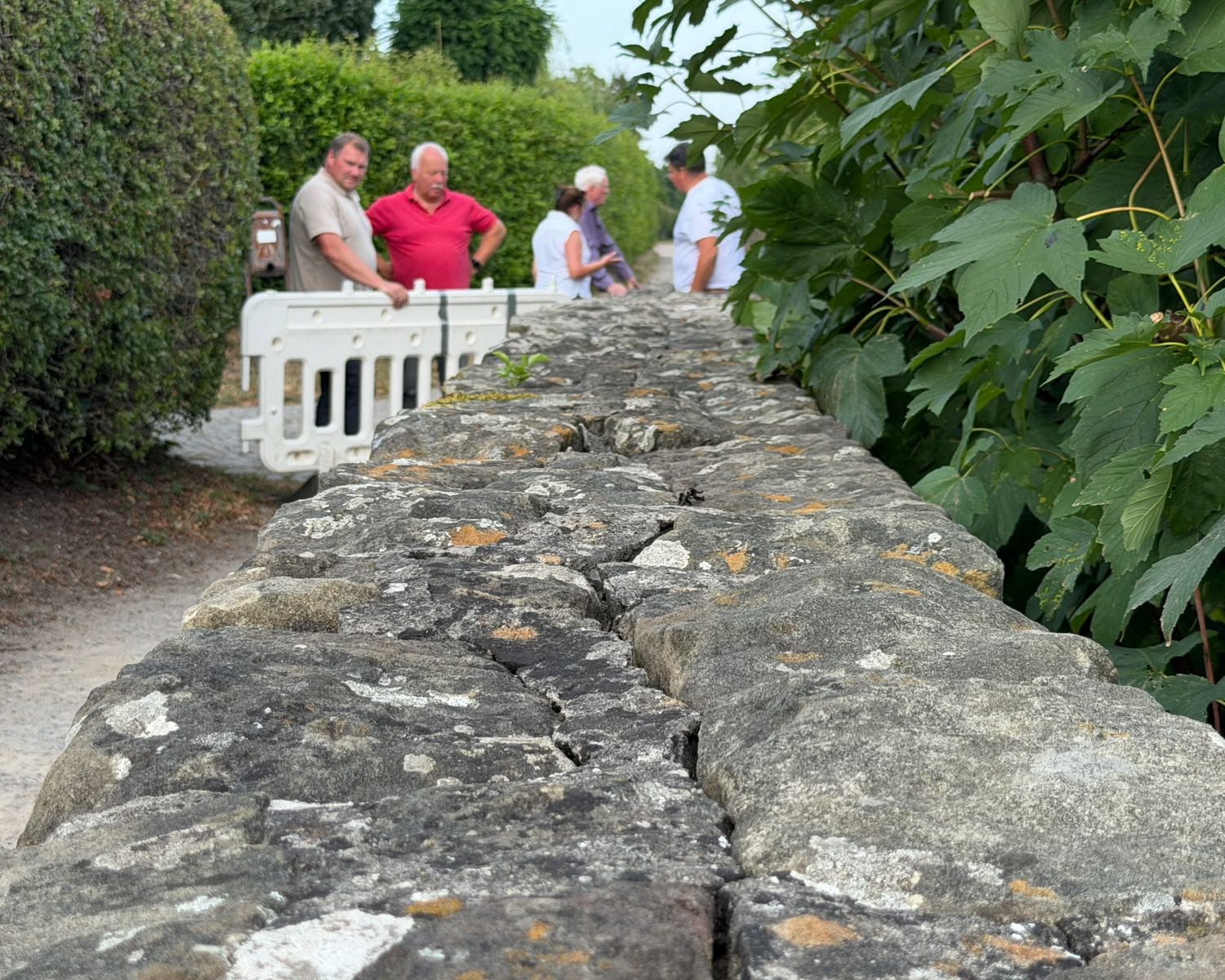 Besichtigung Sanierung Stadtmauer Rüthen