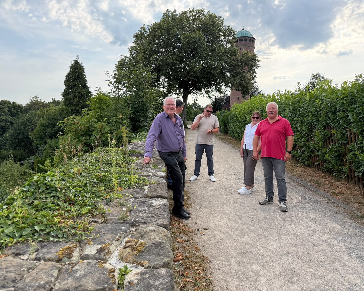 Besichtigung Sanierung Stadtmauer Rüthen